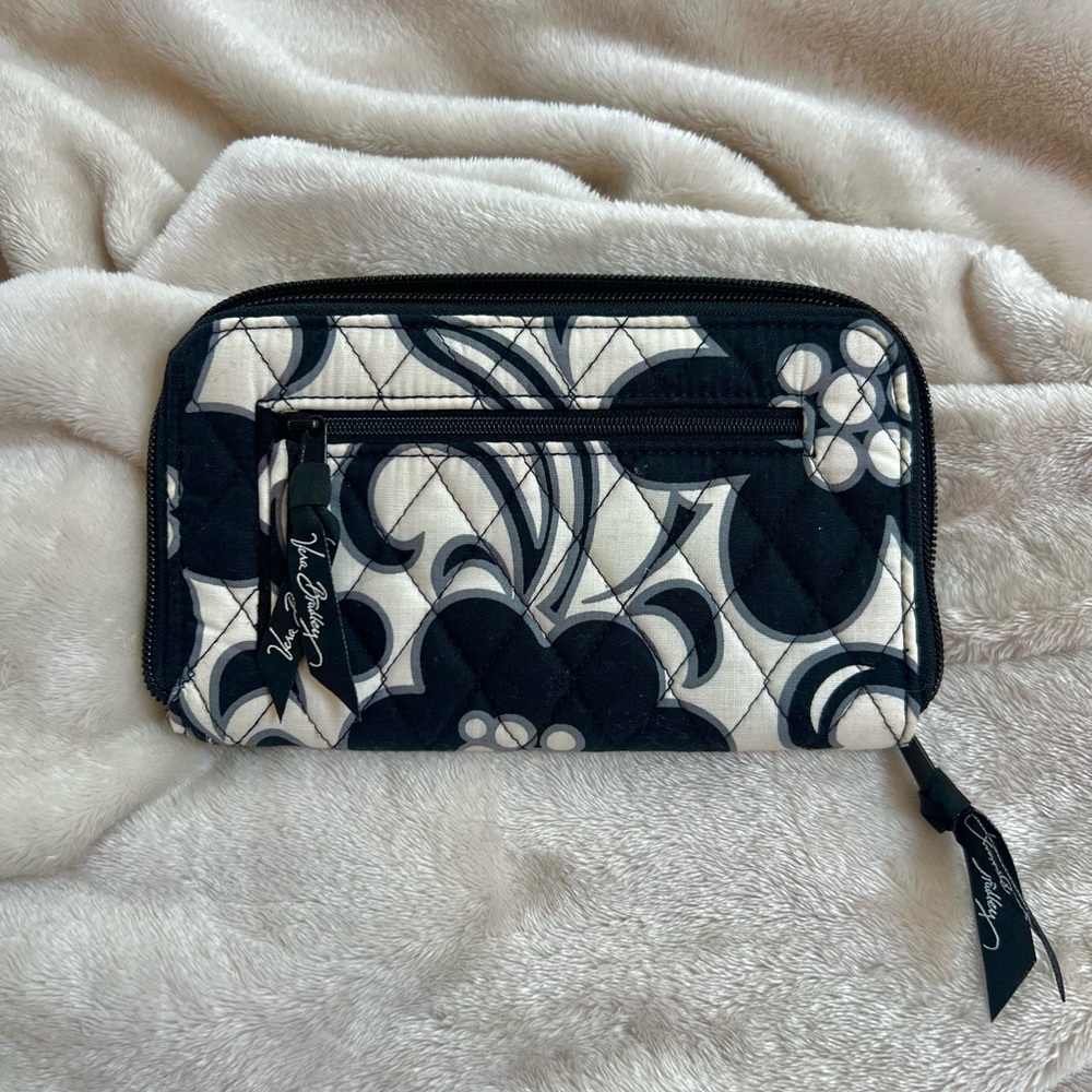 Vera Bradley Black and White Quilted Wallet